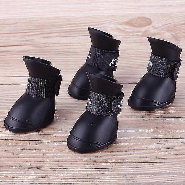 Jianghuo Summer Pet Dog Boots Waterproof Pet Rain Boots For Dogs Puppy Durable Rubber Boots