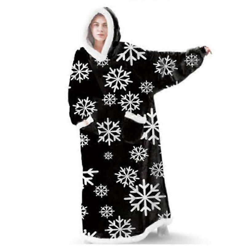 Oversized Wearable Blanket Hoodie With Pockets