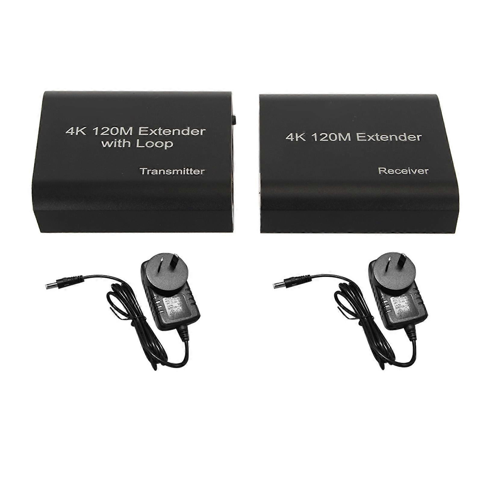 Hd Multimedia Interface Kvm Extender 4k At 30hz Single Channel Network Extender 393.7ft 100240v Au Plug