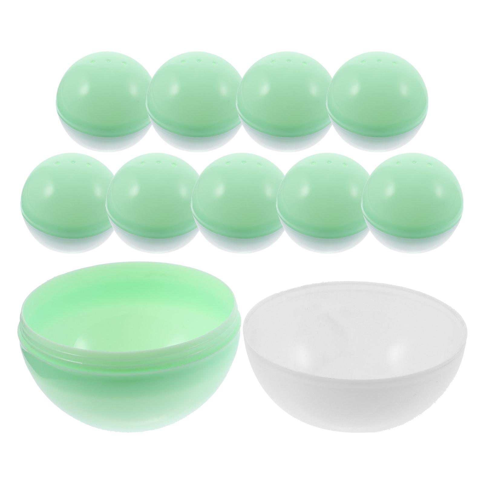 10pcs Plastic Fillable Balls Openable Gift Packing Balls DIY Fillable Round Ball Toys
