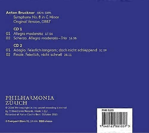 Anton Bruckner : Bruckner: Symphony No. 8 CD 2 discs (2016)