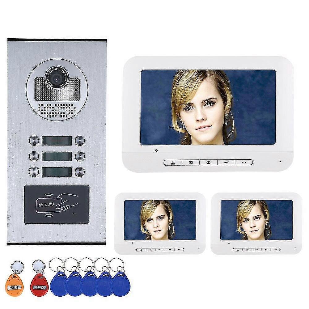 Videodörr telefon dörrklocka Intercom System