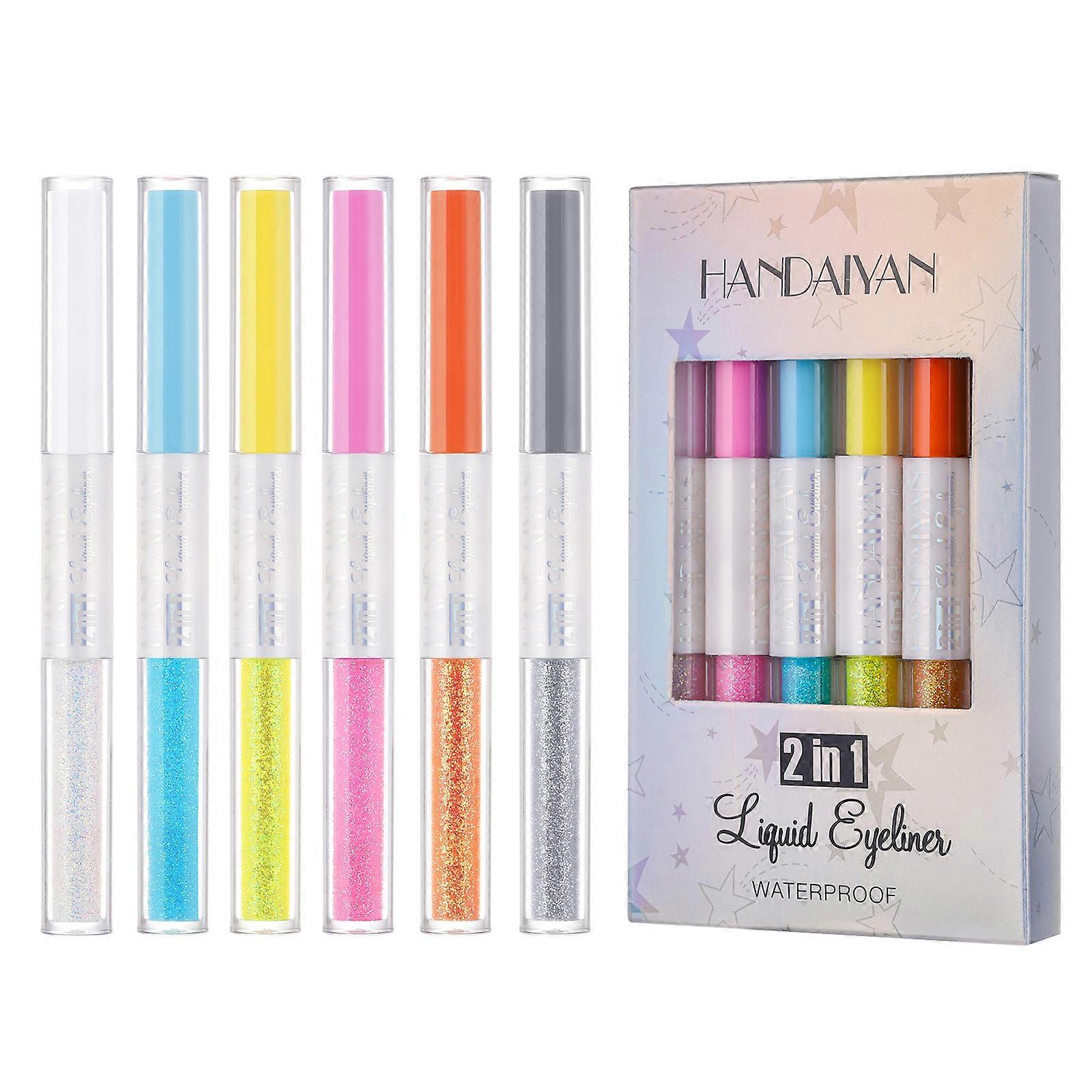 Double Eyeliner Pen, Extremely Thin, And Brightening, Eyeliner Liquid Pen Set,18ml