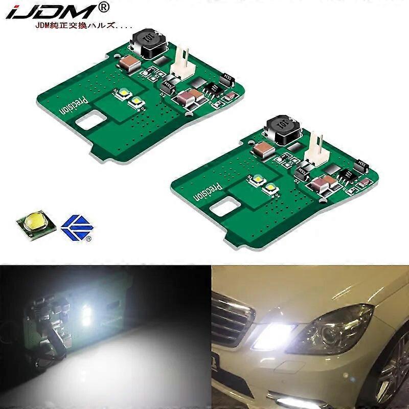 2pcs HID Matching Xenon White LED Parking Position Light For 2010-2013 Pre-LCI Mercedes E-Clase