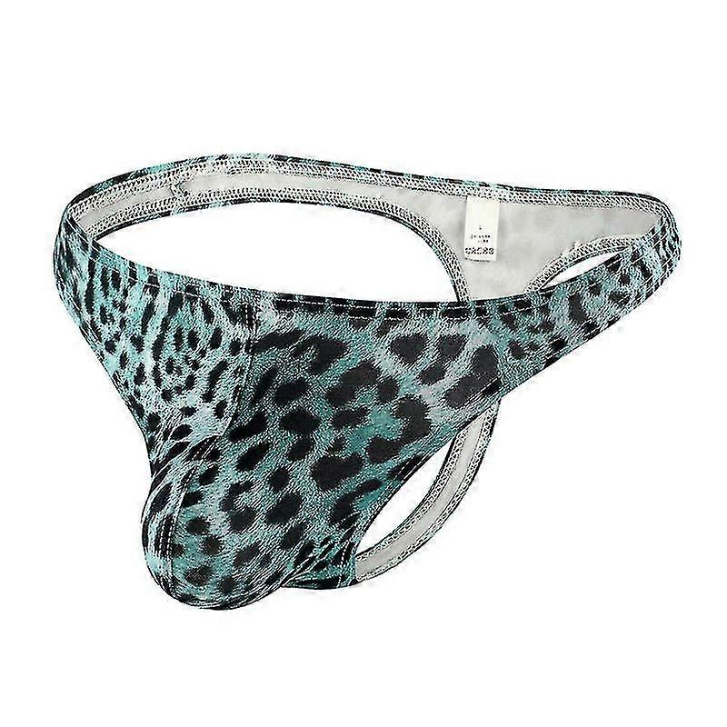 Herren Sexy Leopard Slip T-Back G-String Strings Unterwäsche Unterhose G