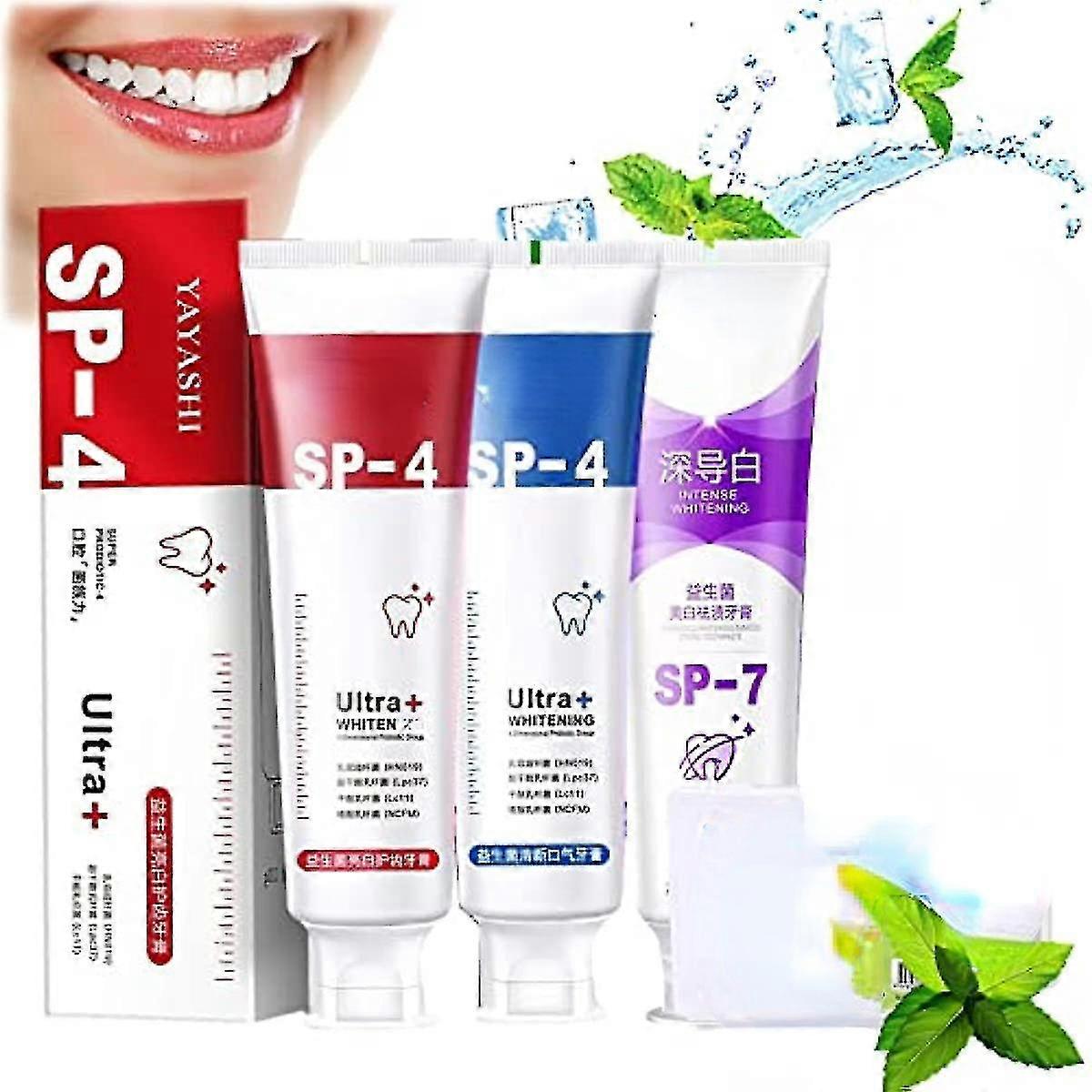 Sp-4 Toothpaste,sp-4 Probiotic Toothpaste,brightening Stain Removing Toothpaste,sp-4 Brightening Toothpaste Fresh Breath Toothpaste