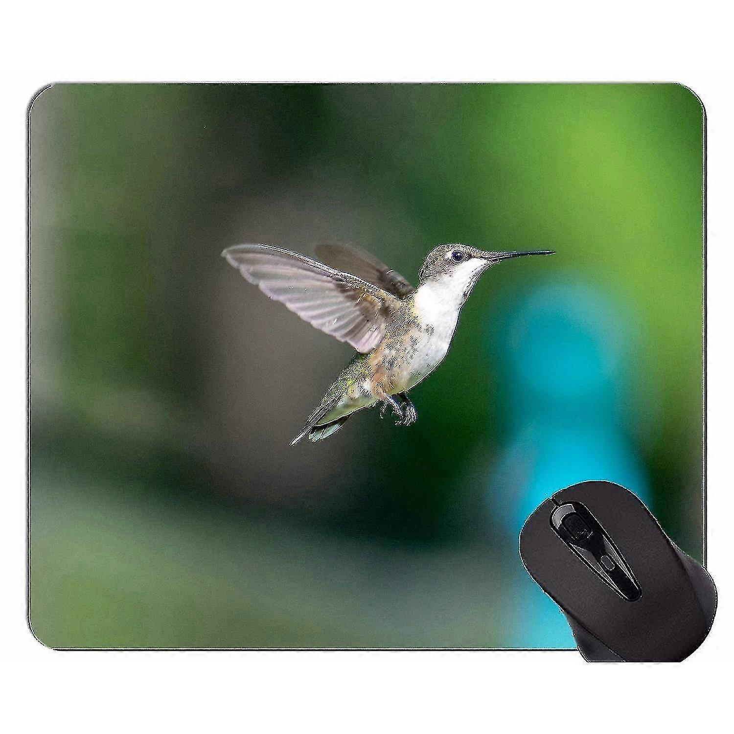 (260x210x3) Mouse Pad Custom Design,nature Hummingbird Green Mouse Mat
