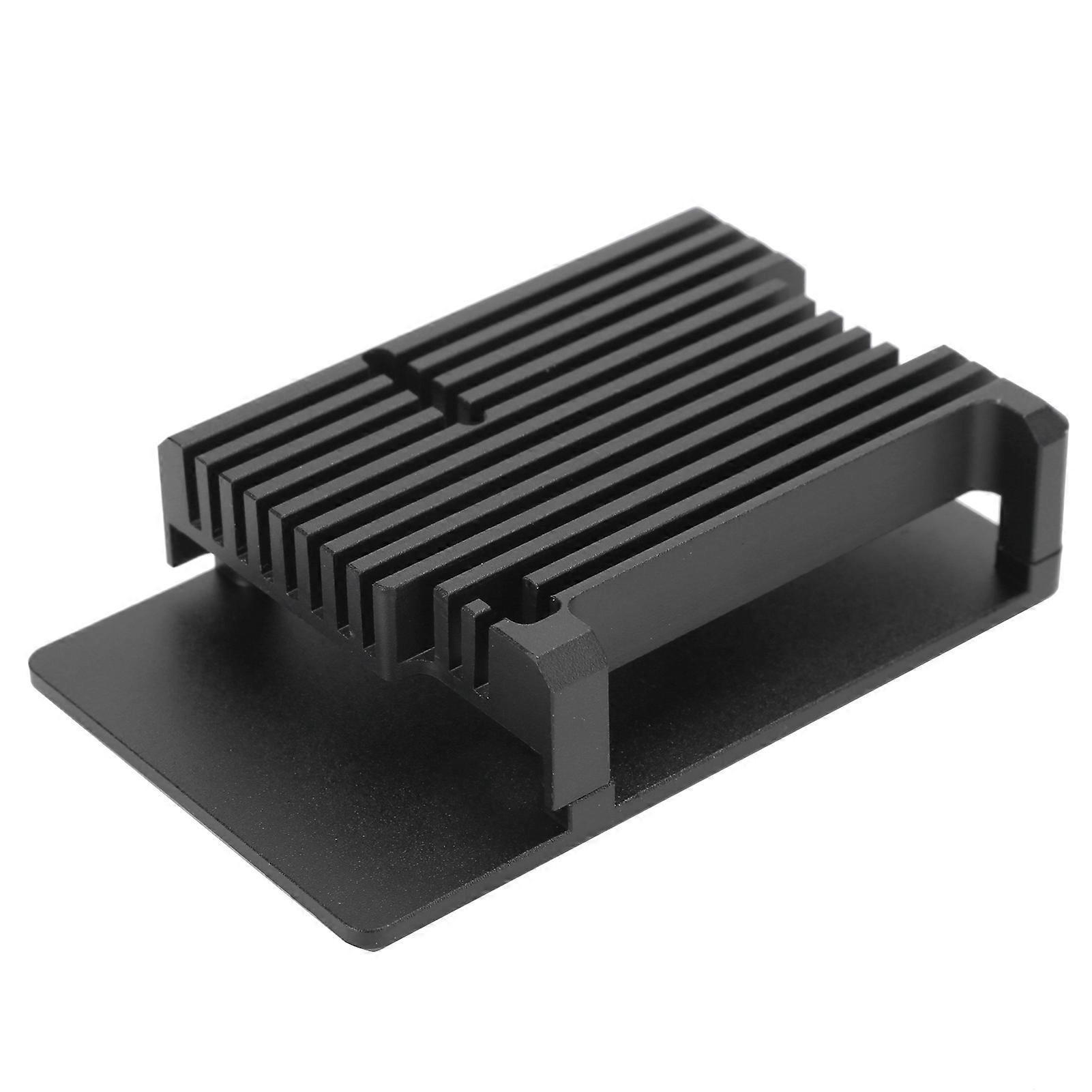 Aluminum Alloy 2-Layer Heatsink Case Black for Raspberry Pi 4B