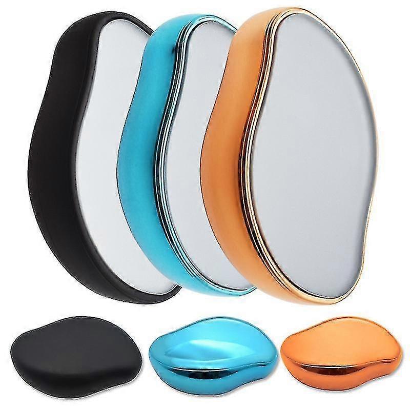 ブリーム クリスタル ヘアイレイザー、ファスト & イージー スキン エクスフォリエーター ヘアリムーバー ハッピーH