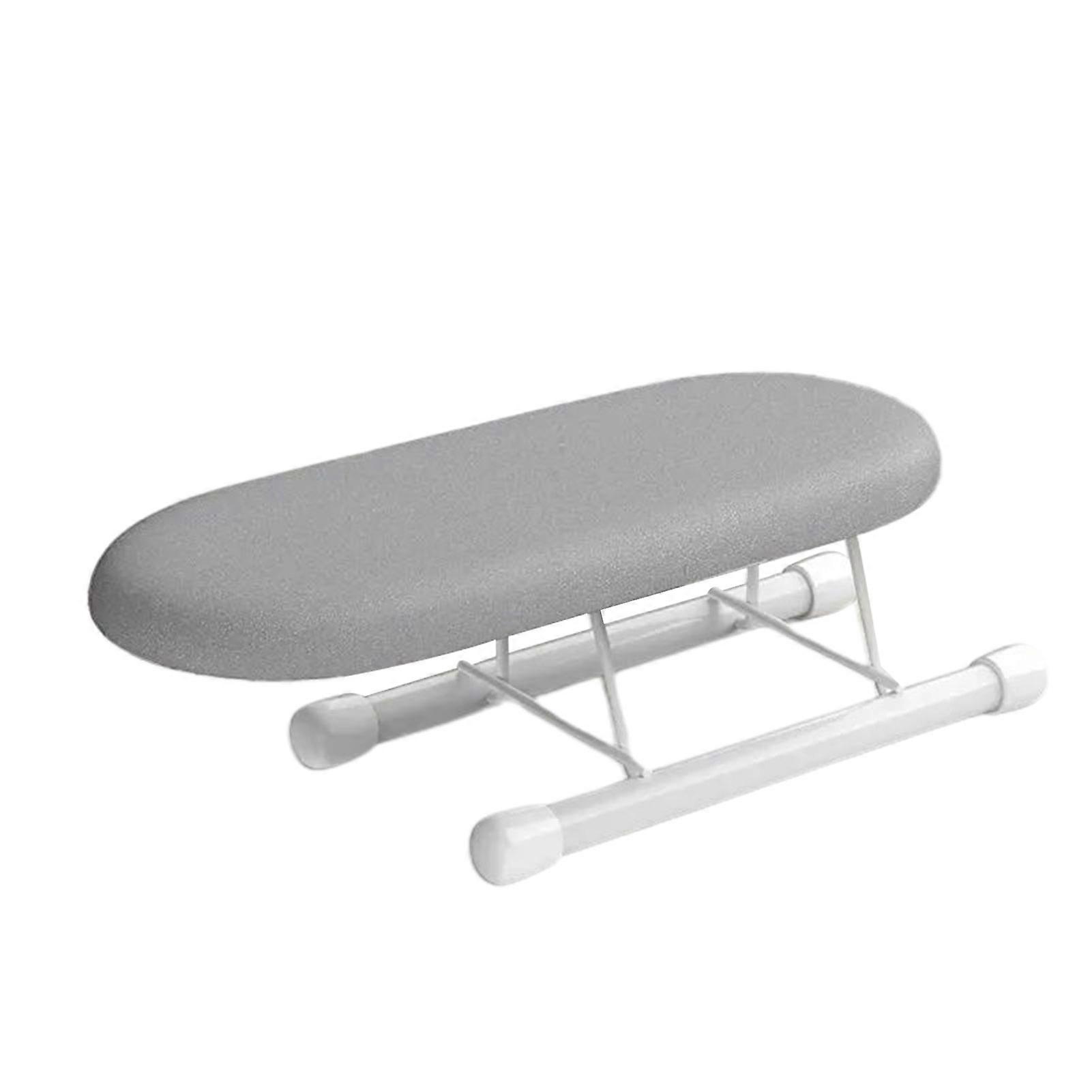 Tabletop Ironing Board with Folding Leg Anti-Scalding Desktop Mini Iron Board for Home Dormitory