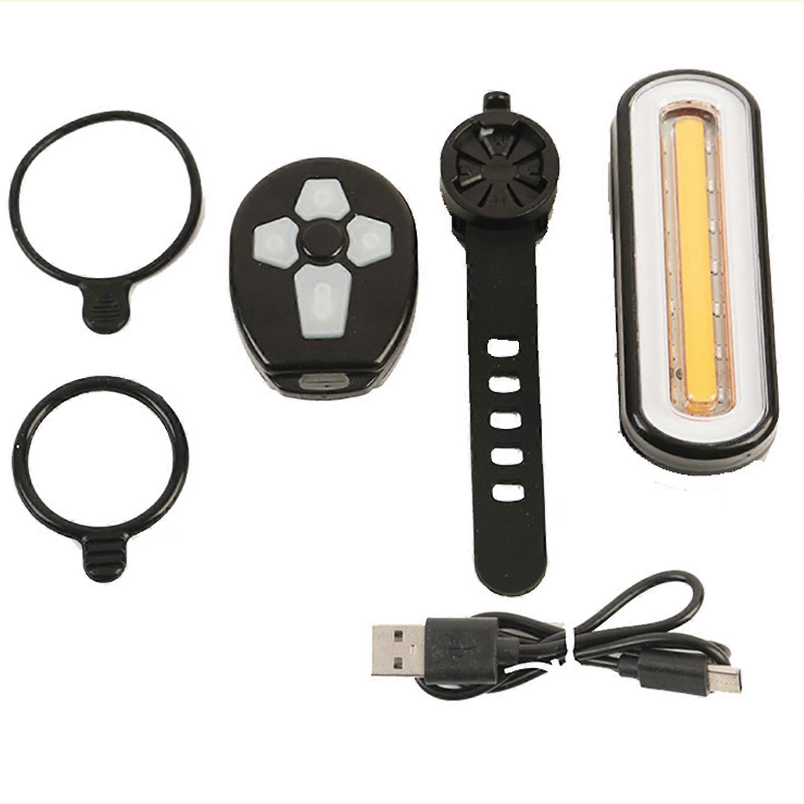 Wireless Bike Tail Light with Remote Control Durable Wear Resistant Cycling Light for MTBs Road Bike