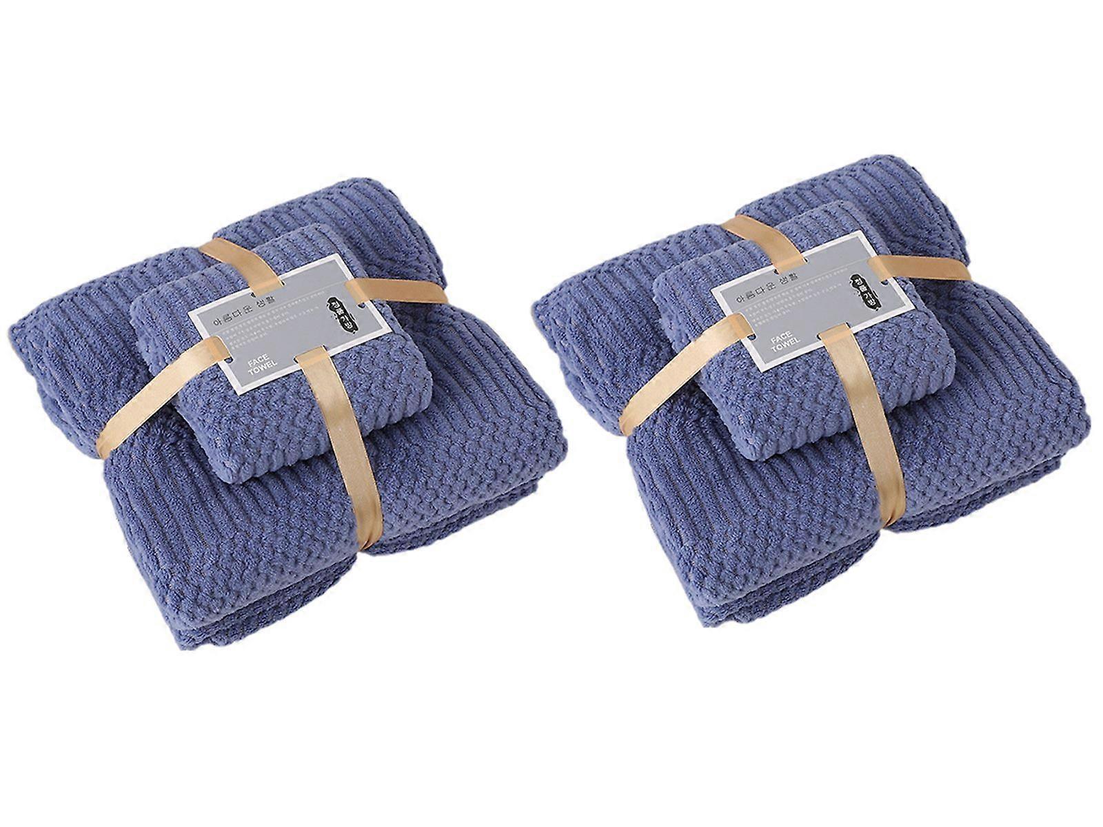4Pcs Bath Towels Ultra Soft Bath Towel Set