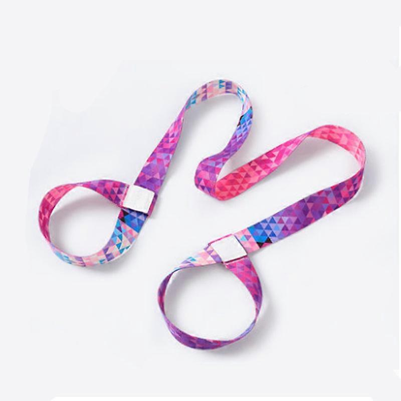 Multifunction Yoga Strap, Printed, Cotton, Adjustable Loops for All Mat Sizes (170cm x 3.8cm),2024 Ping