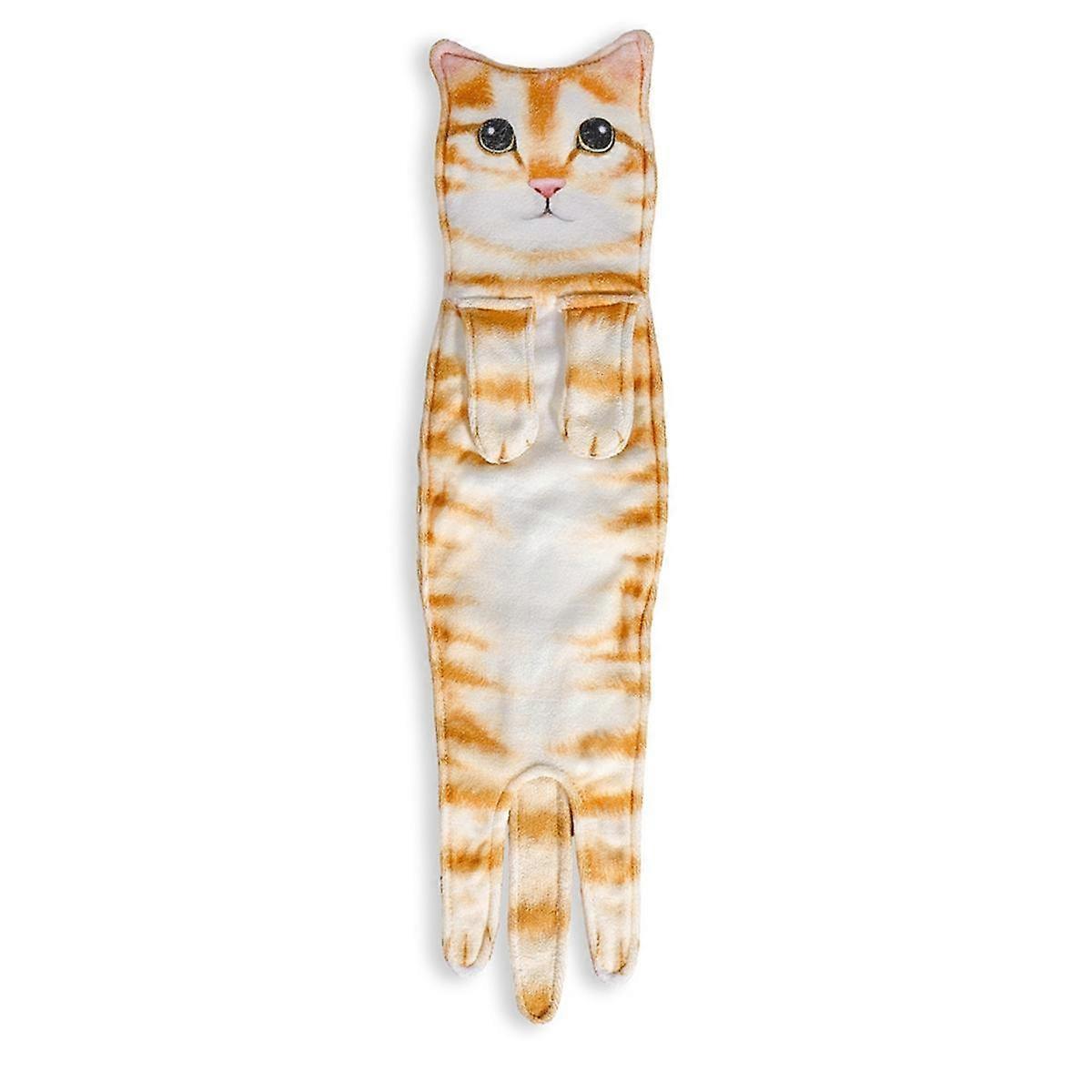 Funny Cat Hand Towels, Kitchen and Bathroom Hand Towels, Quick-Drying Soft Absorbent Microfiber Tow