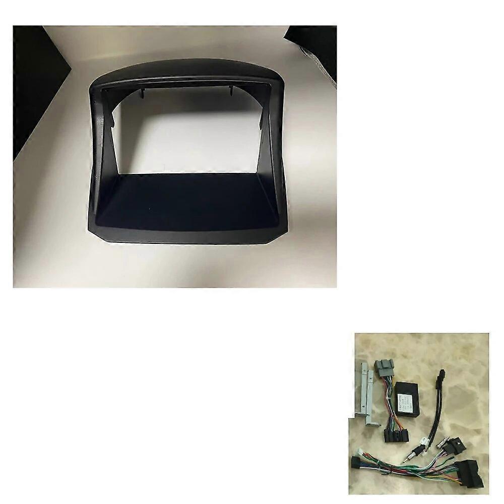 canbus For Ford Fiesta 2009 - 2014 Car Fascia Navigation Frame Dash Kit For 9" Android Multimedia Player