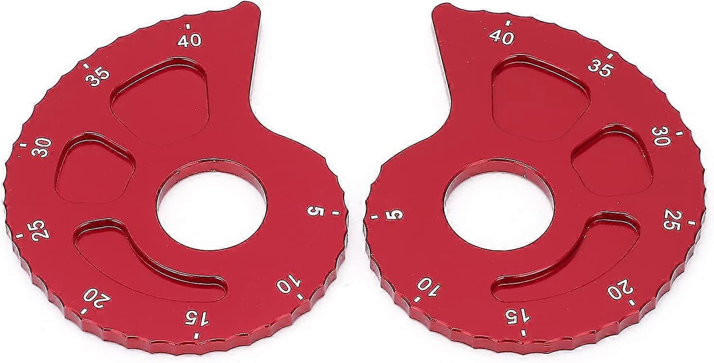 Motorcycle Chain Adjuster Replacement Chain Slack Adjustment (red) (2pcs)