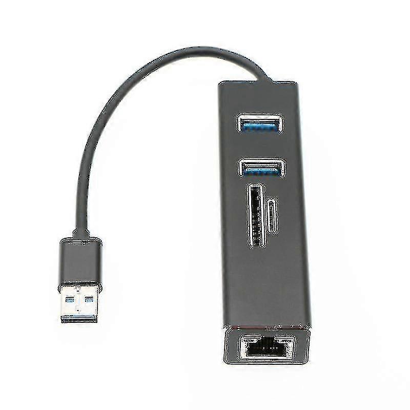 Fast Delivery Usb To Rj45 Tf/sd Card Reader Usb3.0 Gigabit Network Card Hub