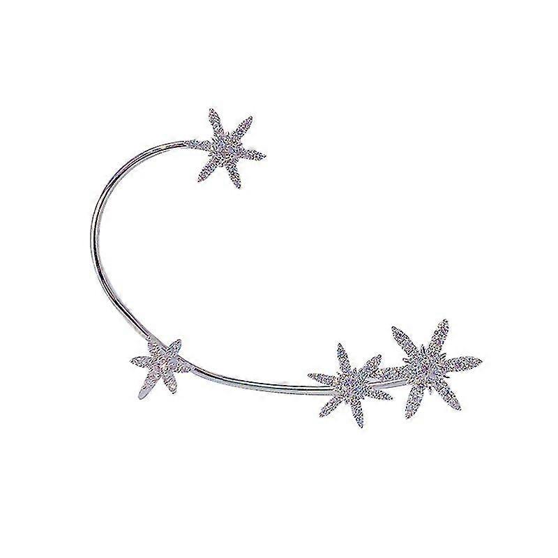 Helix Cartilage Clip Helix Conch Earrings Non Piercing Snowflake Ear Cuff