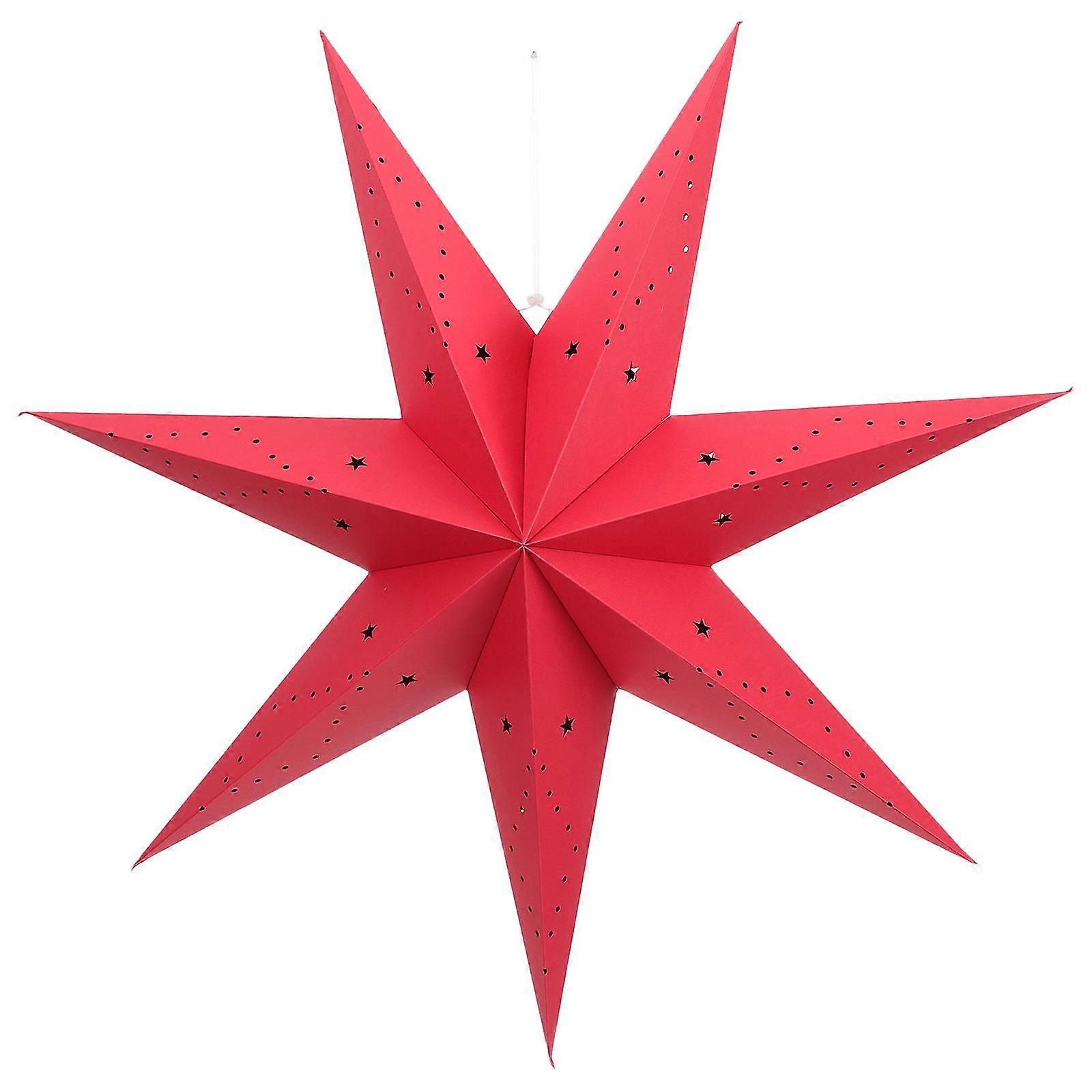 1pc Decorative Stereoscopic Star Shaped Lampshade Creative Ceiling Lamp Pendant