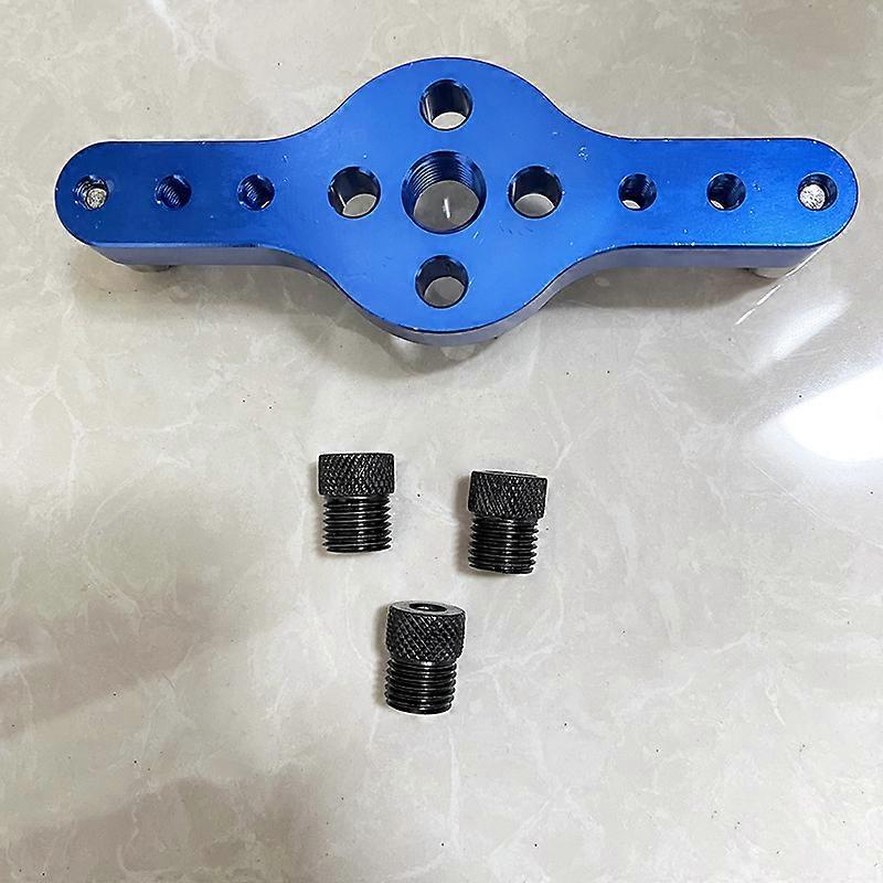 Dowel Jig Kit, Aluminum Alloy Self Centering Straight Hole Drilling Drill Guide, Floating Shelf Bracket Installation, Hidden Invisible Hardware 6mm 8