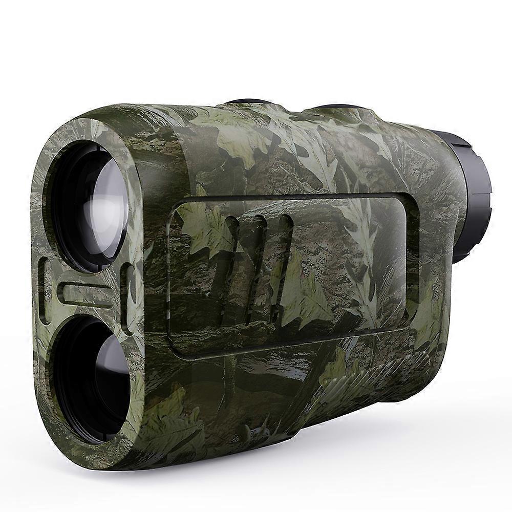 Jagd-Entfernungsmesser, PF2E Laser-Entfernungsmesser für Jäger, hohe Genauigkeit 0,5 yd, 6-fache Vergrößerung, Geschwindigkeitsmessung mit Gehäuse