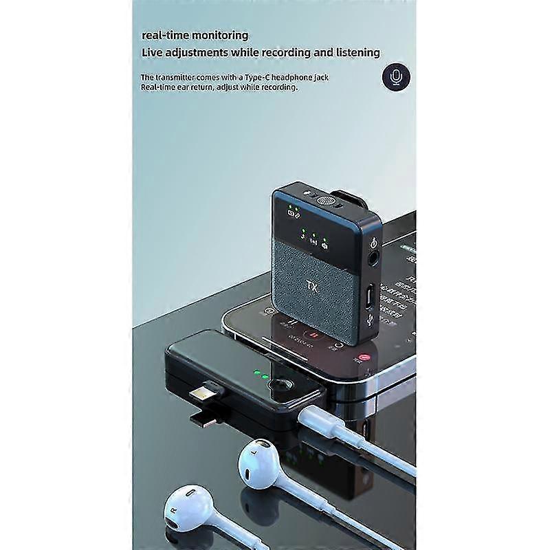 SX31 Wireless Lavalier Microphone compatible with Camera Interview Live Recording compatible with Phone Computer Sound Card