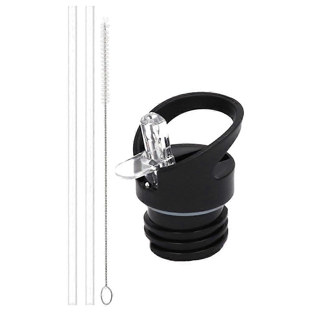 4x Straw Lid for Narrow Standard Mouth Bottle Transparent Straw