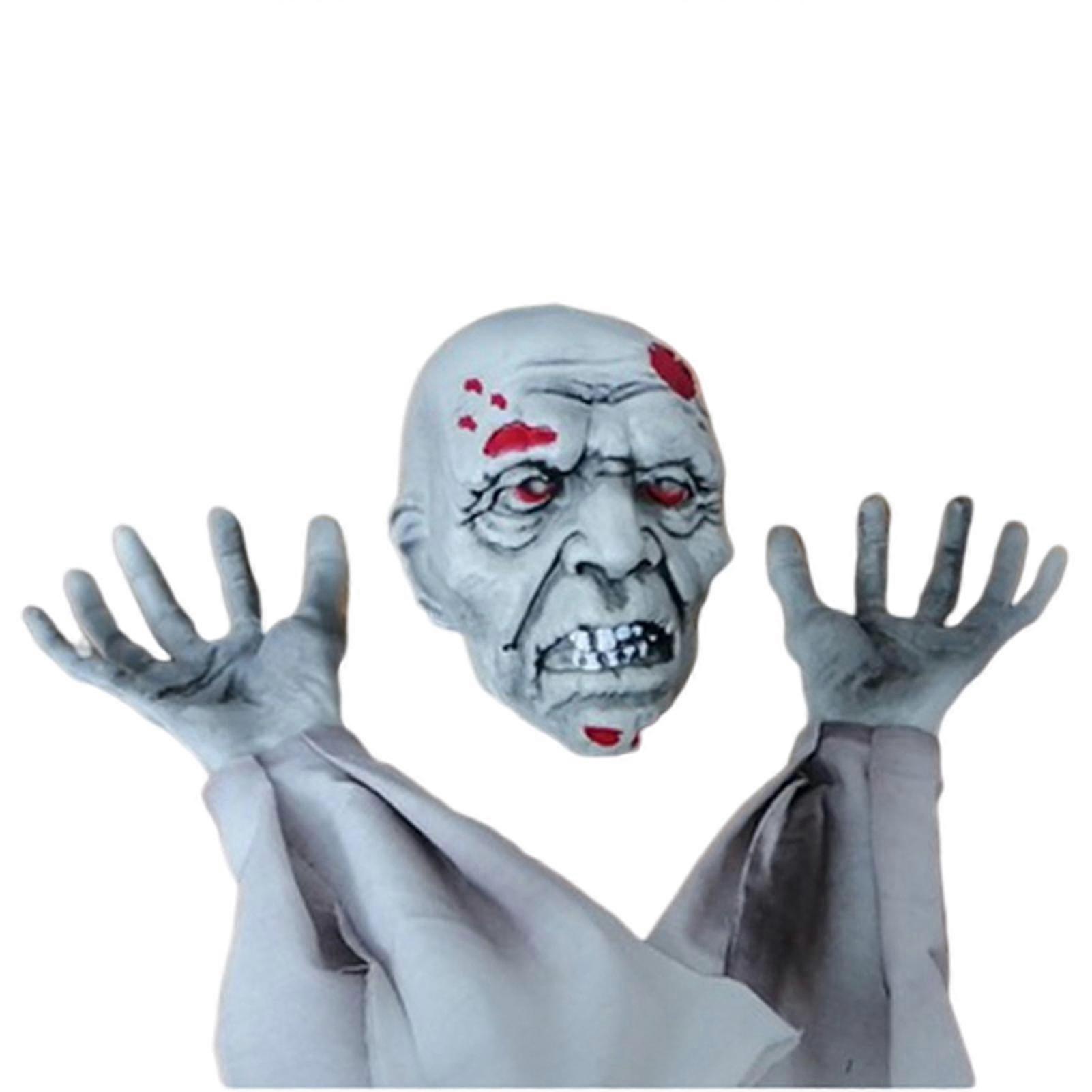 Halloween Skeleton Stakes Horror Skeleton Hand Statue Halloween Props Decoration For