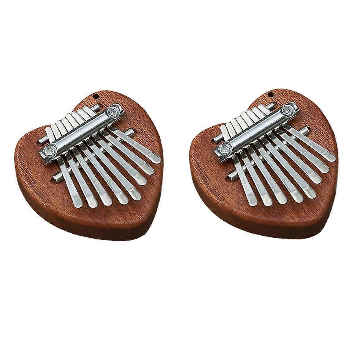 Mini Kalimba Mini Piano à Pouce 8 Tons Portable Débutant Piano à Doigts Instrument D