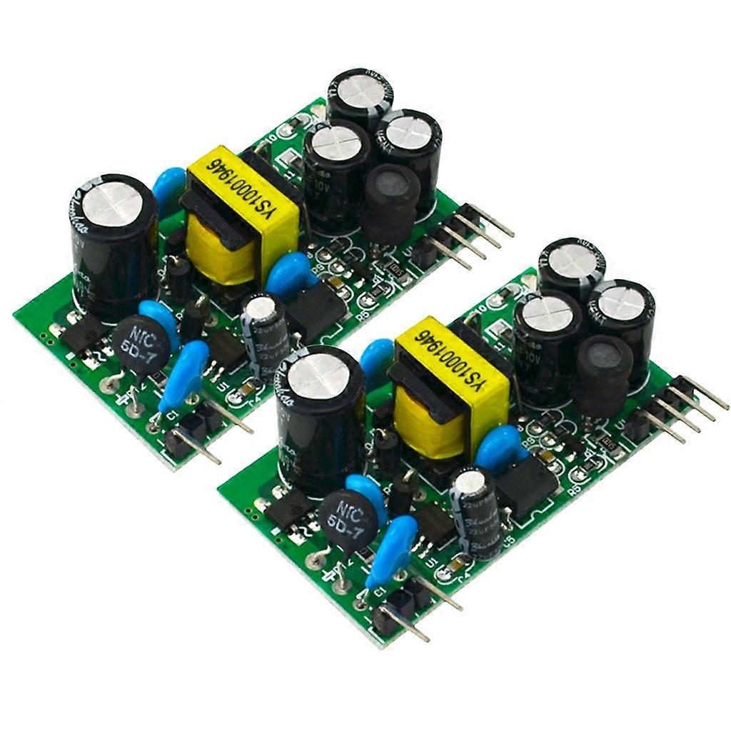 2PCS AC-DC Dual Output Step Down Isolated Power Supply Module 5V+24V