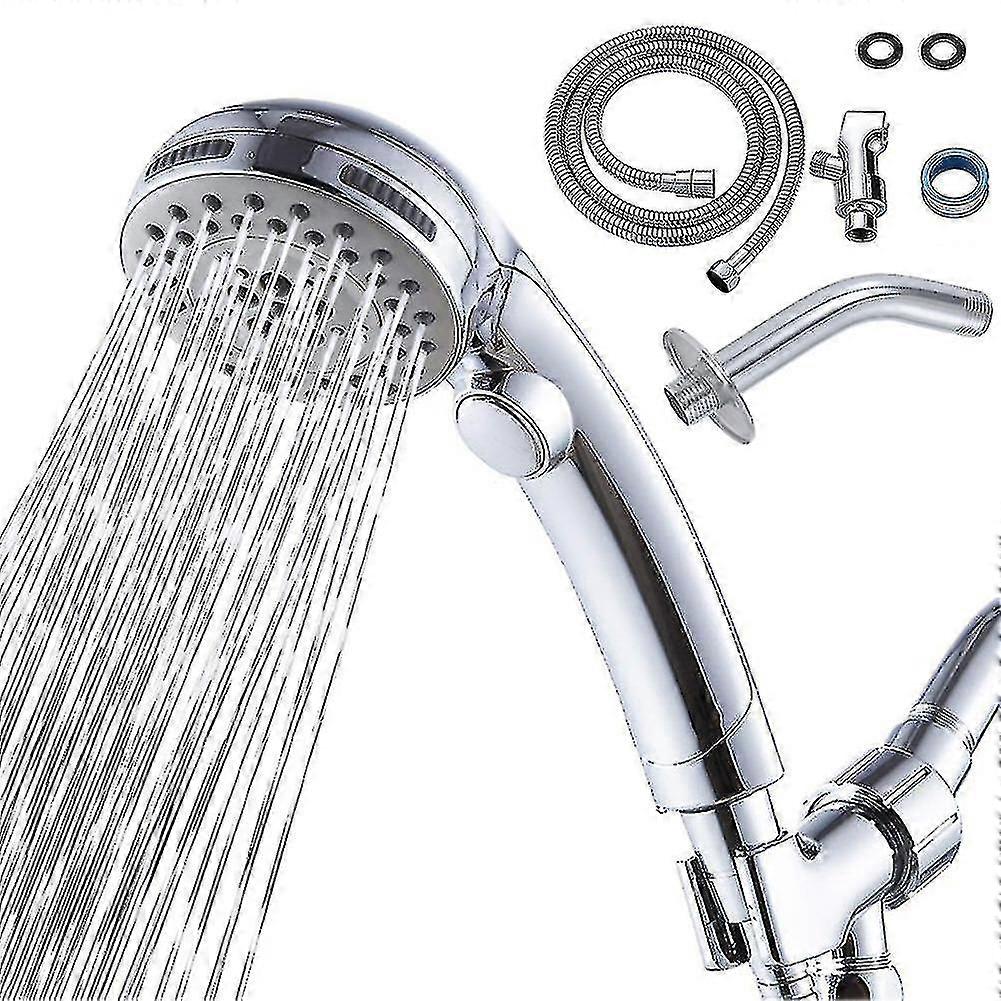 Shower Head Sprayer Bath High Pressure Handheld Adjustable For Home Bathroom