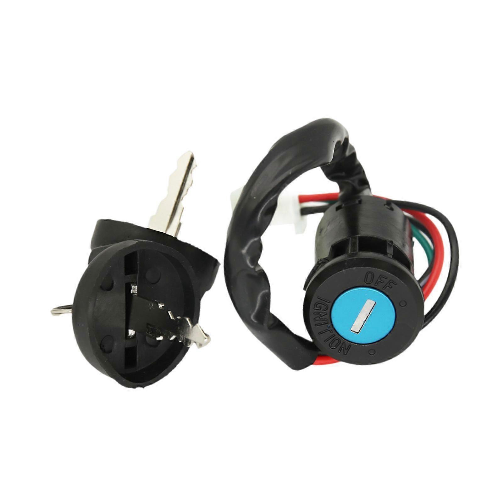 Ignition Key Switch Starter Switch Assembly for Karting Vehicle Scooter