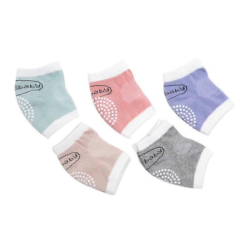 爬行护膝防滑婴儿护膝幼儿暖腿套绿色