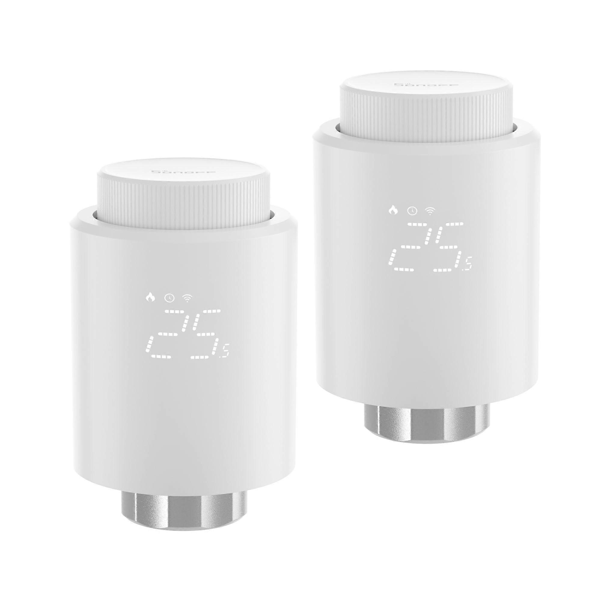 ZigBee 3.0 Thermostatic Radiator Valve, Smart Thermostatic, Window Detection, Voice Control, Compatible with Alexa/Home Assistant, Requires Zigbee Hub