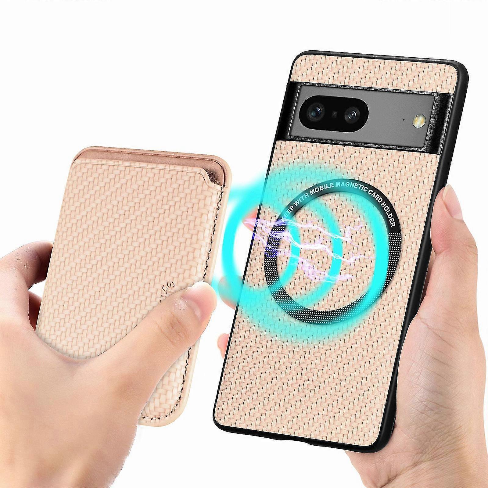 Wallet Case Compatible With Google Pixel 7 Pro/7, Pu Leather Protective Cover Compatible With Magsafe Charging