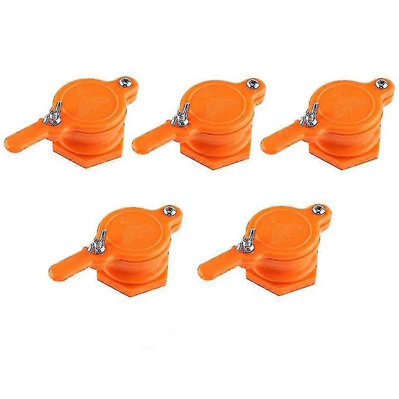5pcs Honey Gate Valve Compatible With Bucket Honey Gate Honey Extractor Tap