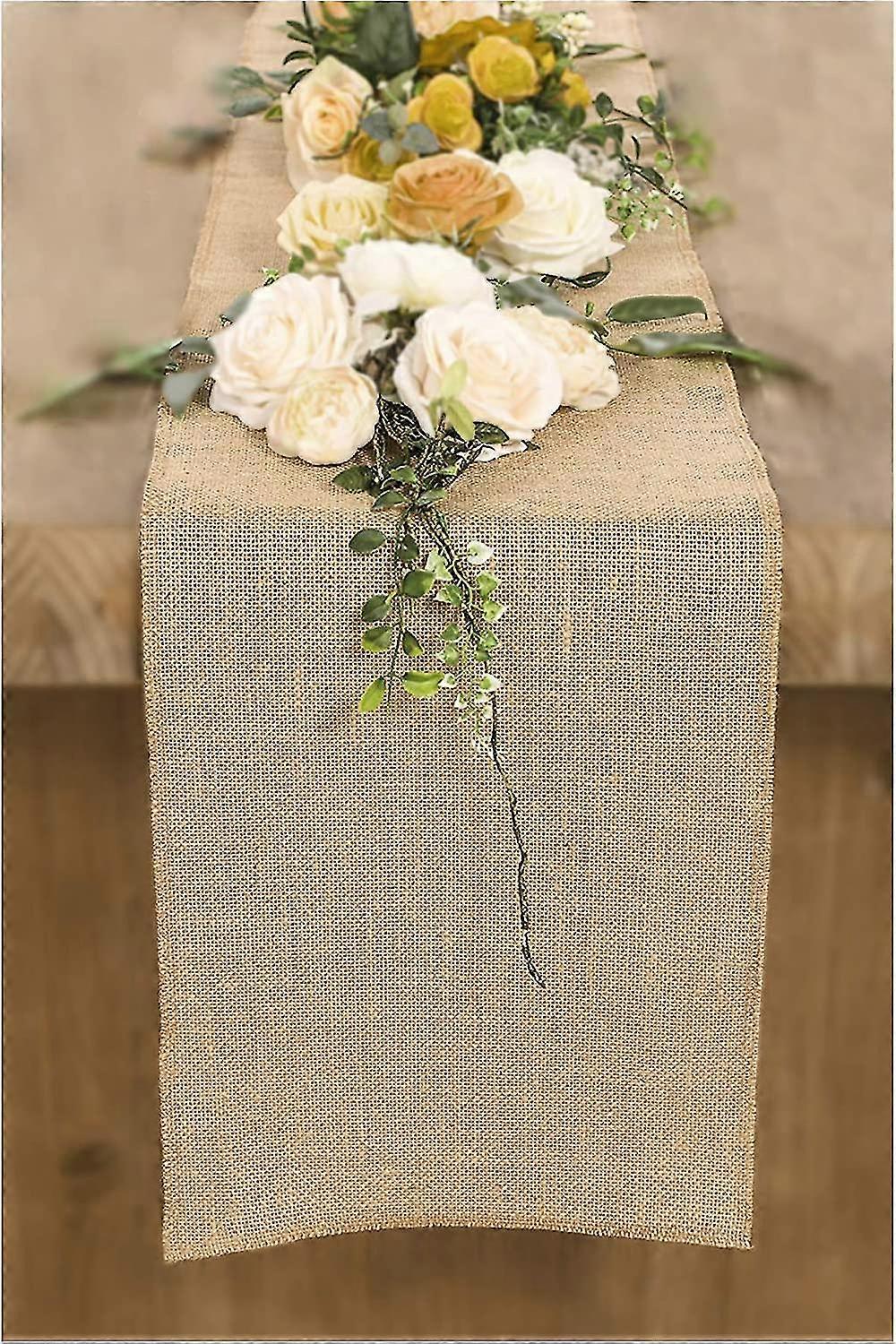 10mx30cm Table Runner Burlap Table Ribbon,30cm Width