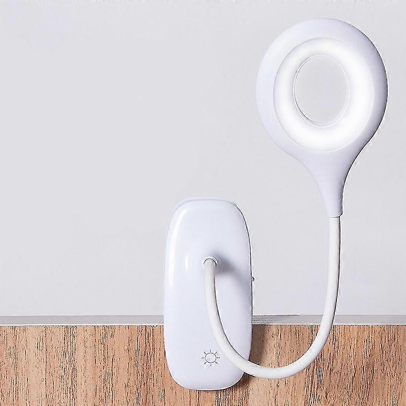 Kryc-clip Lights Usb Or Battery Powered Bedside Reading Light, Touch Control Desk Lamp