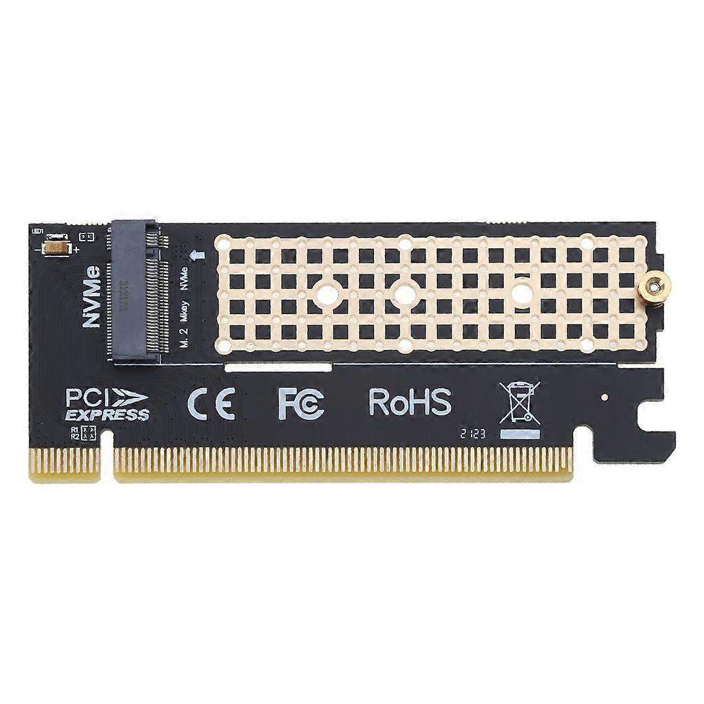 M2 to PCIE X16 Riser Adapter Card Pci-e 3.0 to M2 Converter NVMe SSD Adaptor