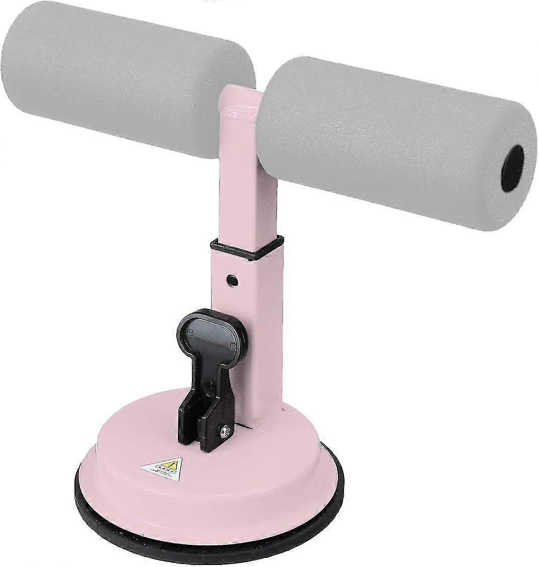 Sit Up Bar Floor Portable Sit Up Exercise Equipment With 2 Strong Suction Cups And Adjustable Foot Holder Abs Master Assistant Device For Home Workout