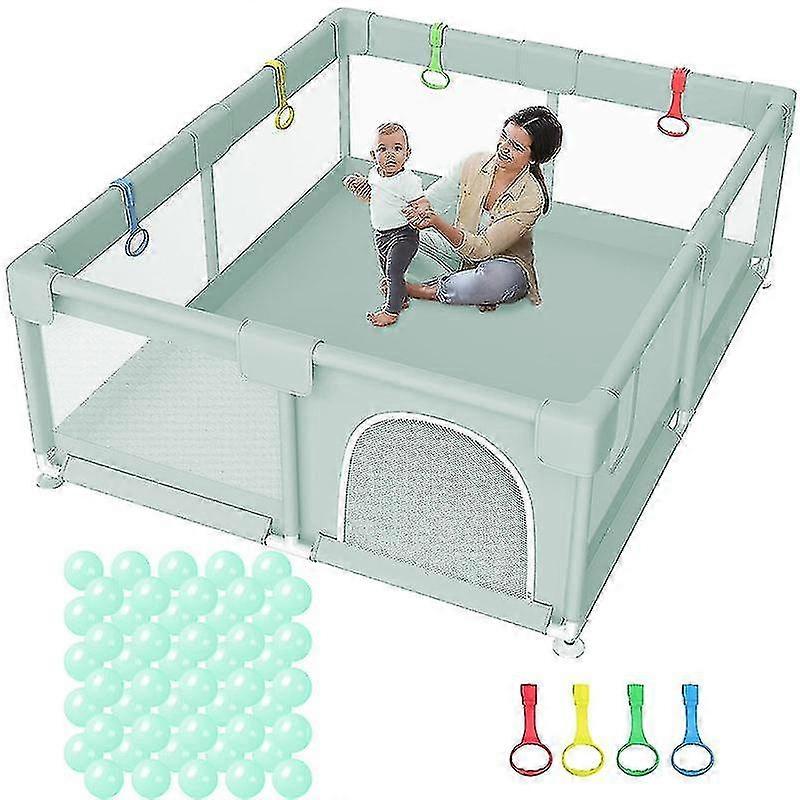 Μεγάλο παρκοκρέβατο για μωρά νήπια Baby Playards με πύλη, κέντρο δραστηριοτήτων παιδιών
