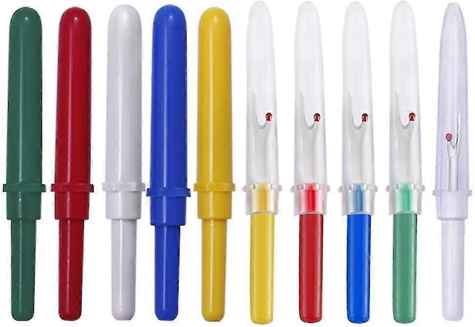 10 件/套剪线钳接缝松膛器缝合拆采器缝纫塑料手柄工艺工具配件