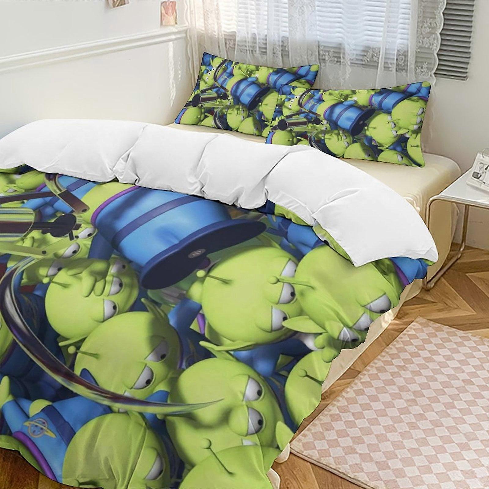 Bedding set WY376 Toy StoryCartoon Collection 3-Piece Comforter Set, Personalized Bedding Decor for Kids And Teens  Bed Sheets ZA376