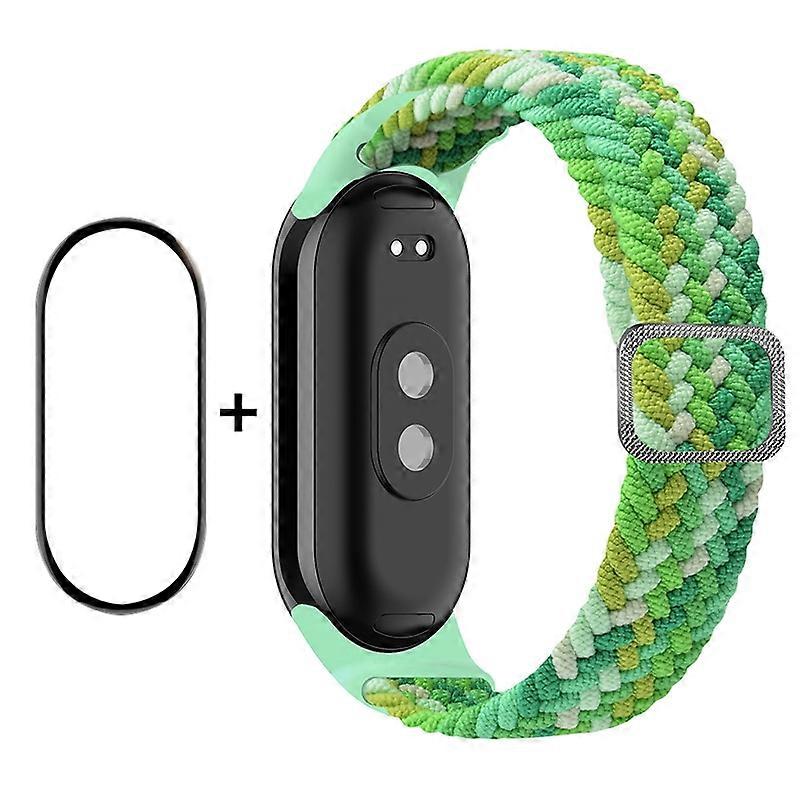 ENKAY Screen Protector + Nylon Strap For Xiaomi Mi Band 8