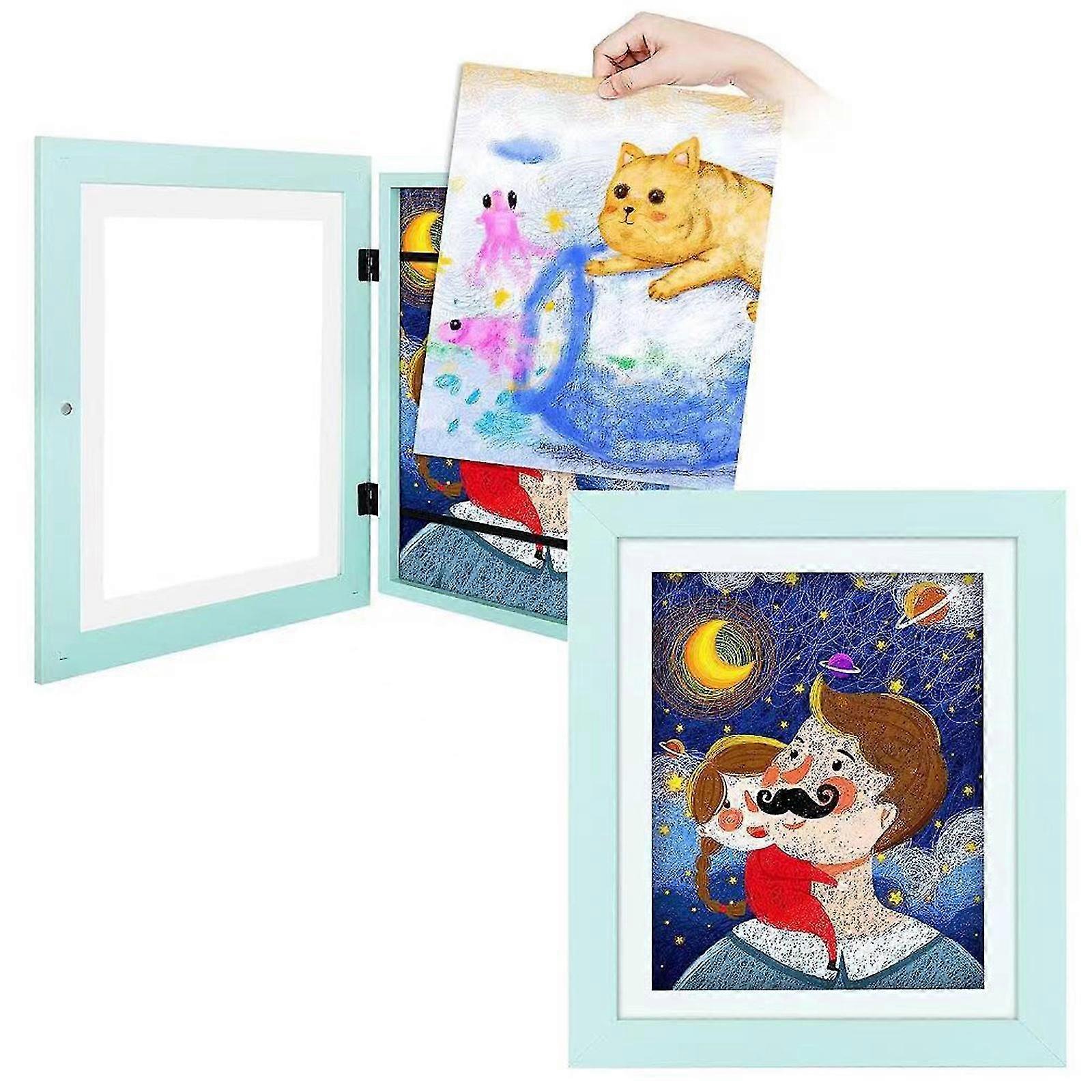 Kids Art Frames Projects Front Opening And Changeable Picture Display, For Storage Frames, Crafts, Drawing, Hanging Art Display