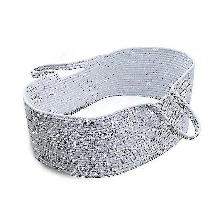 bærbar vevd bomull tau spedbarn kurv