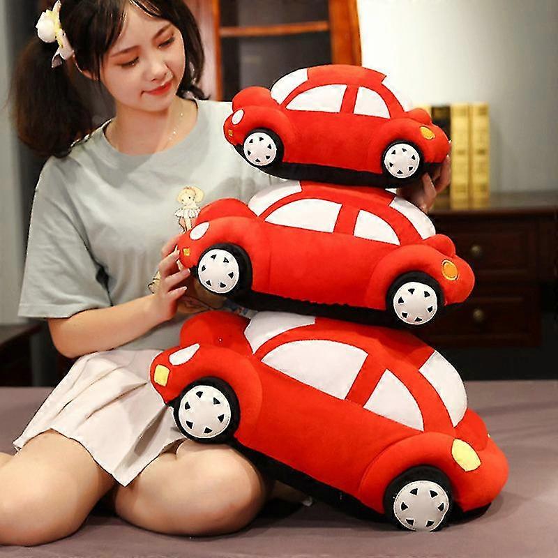 קריקטורה סימולציה חמודה מכונית צעצוע קטיפה מכונית דגם בובה בגדי ריקוד ילדים מתנות יום הולדת