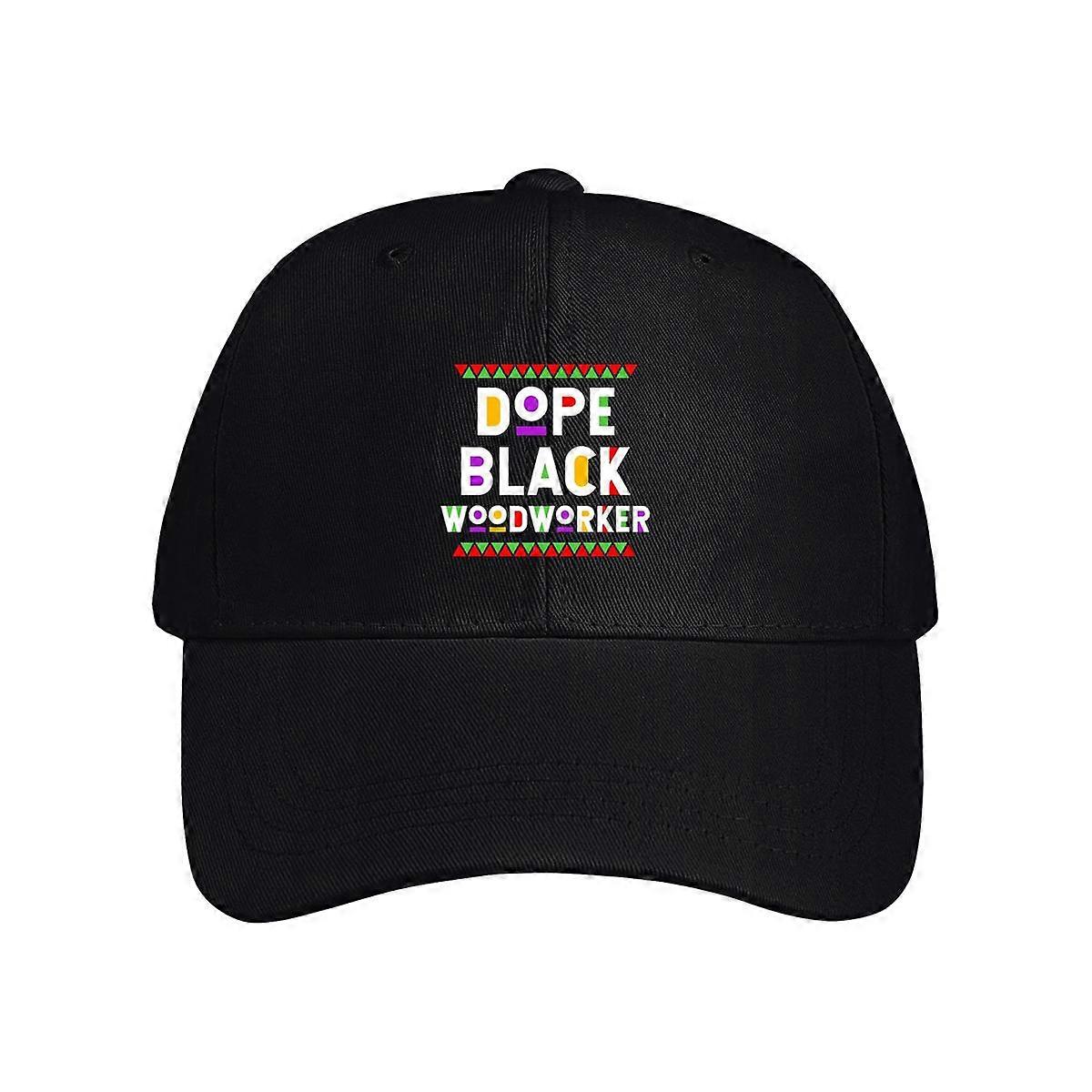 Dope Black Woodworker Baseball Cap