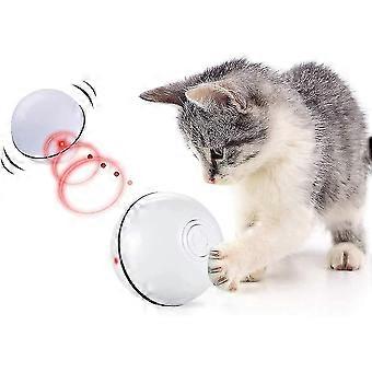 Rechargeable Automatic Roller Ball Interactive Cat Toys Led Lights Entertainment Pet Toys Cat Sports Chasers