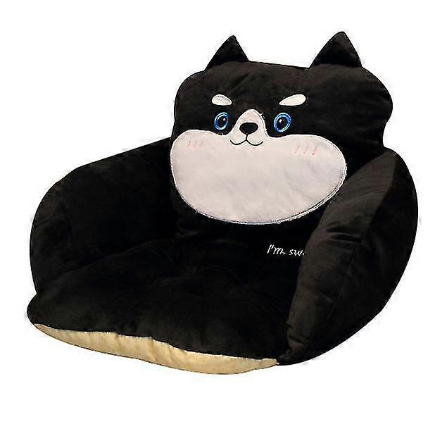 Animals Seat Cushion With Backrest Non Slip Chair Cushion
